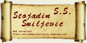Stojadin Smiljević vizit kartica